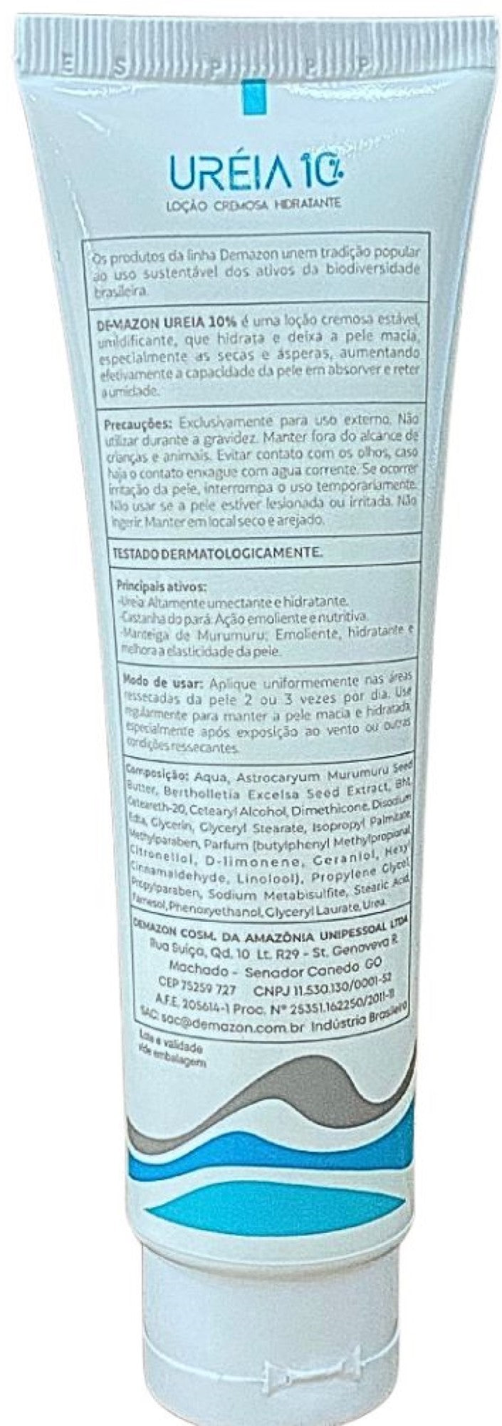 LOÇÃO CREMOSA HIDRATANTE URÉIA 10% 150ML KIT DEMAZON 8 un