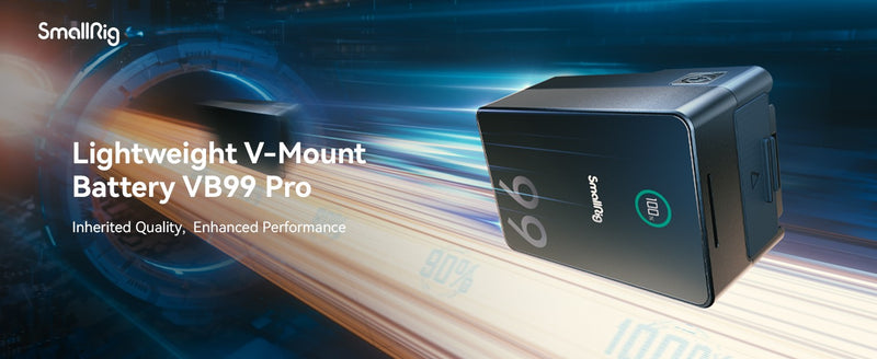 Smallrig vb99 pro mini v montagem bateria 99wh 6800mah pd 100w USB-C carregament