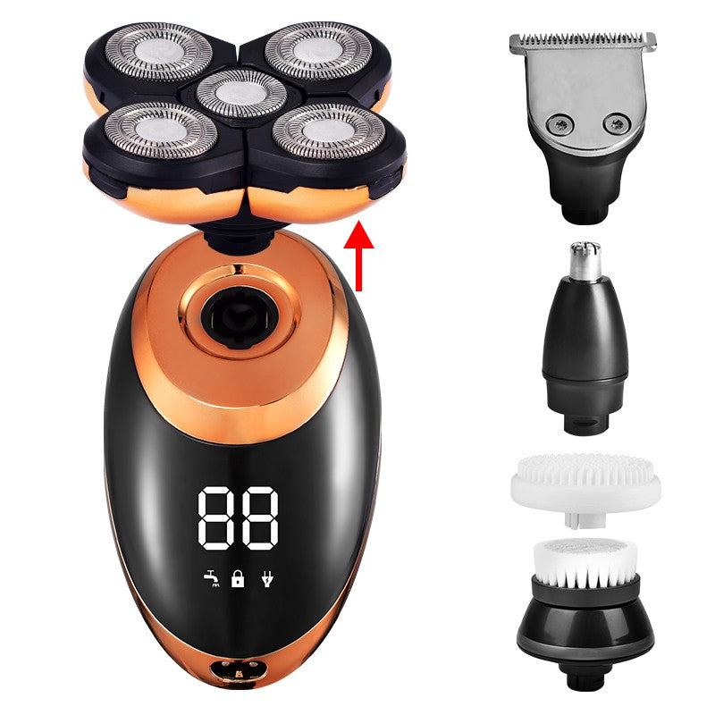 Ipx7 à prova de água barbeador elétrico navalha para homens aparador de cabel