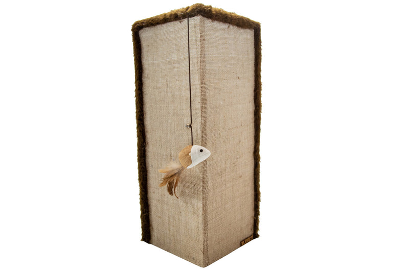 Kit 2 Arranhadores Canto de Sofá e Arranhador Bolinha Para Gatos Sustentável L