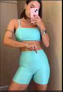 Conjunto Top e Shorts Frente Lisa Movement L'evo