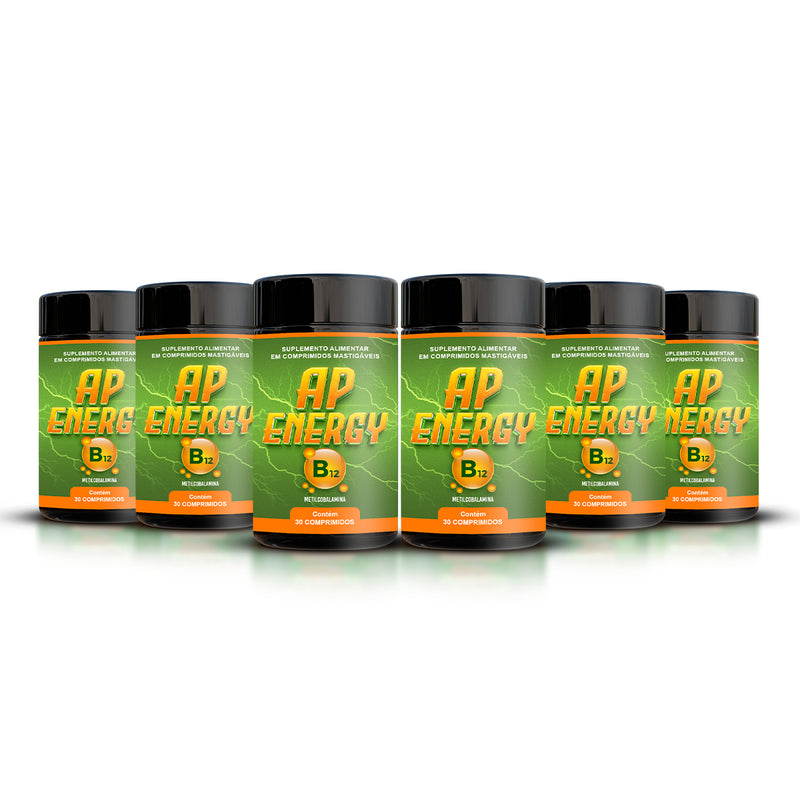 VITAMINA B12 - AP Energy (30 Comprimidos) - 6 UNIDADES